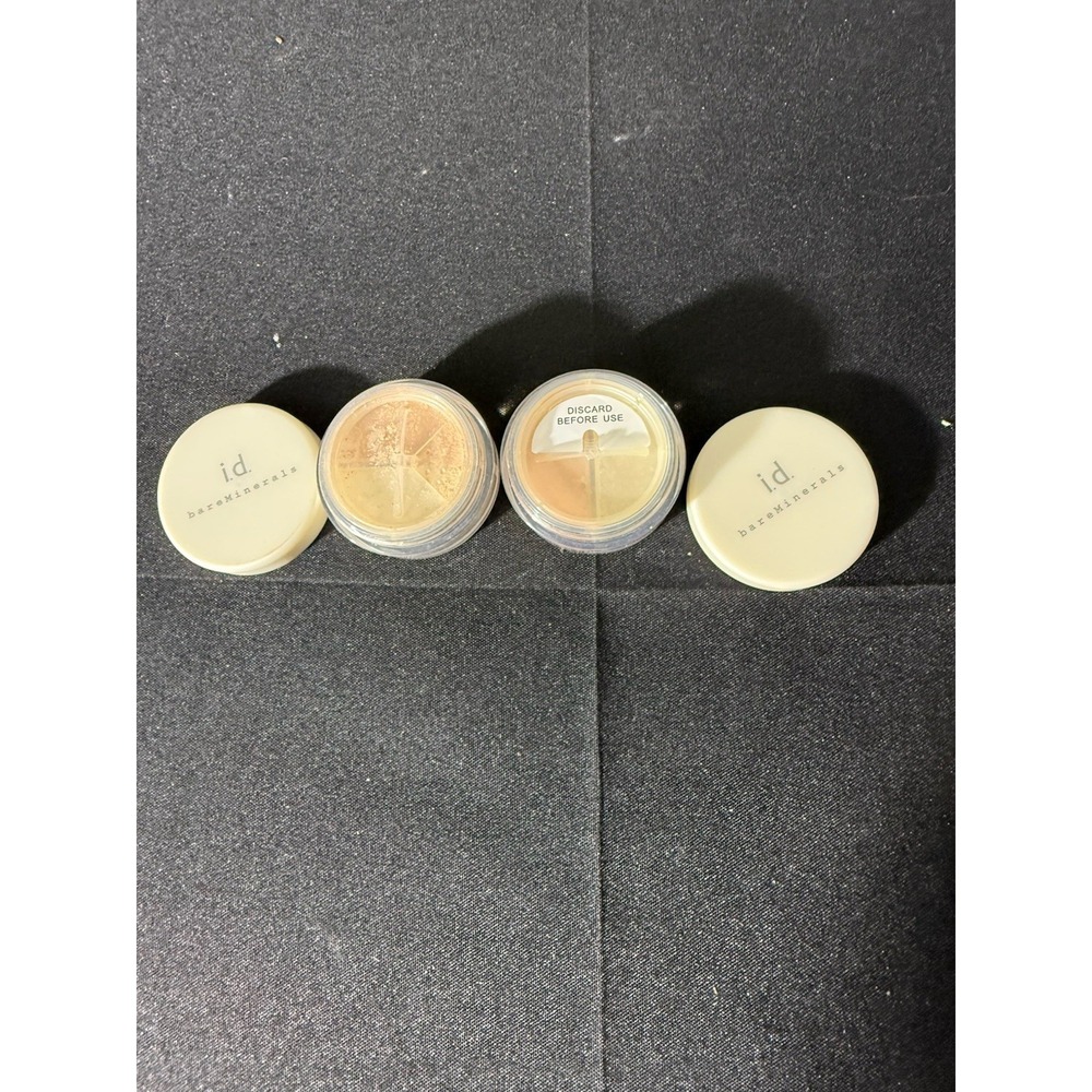 Set of 2 NEW I.D Bareminerals NATURAL LIGHT Well-lit / Back-lit 2g 0.06oz